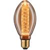 Paulmann 28827 - Lampadina a LED interna, con motivo a spirale, 120 lm, 3,6 Watt, dimmerabile, in vetro dorato, 1800 K, E27