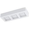 EGLO LED lampada da soffitto Ferreros, lampada a 3 luci, lampada moderna