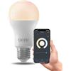 CALEX Lampada Smart E27, con app e controllo vocale Alexa (9 W), lampadine LED WiFi, dimmerabili, luce bianca calda