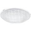Eglo Malva 1 - Plafoniera, in acciaio, 11 W, colore: bianco