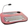 DRW Vassoio Imbottito Computer con Luce LED Macchina da Scrivere 48 x 38 x 5,5