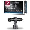 Paulmann 94584 Parco Esterno Pezzo IP67 1 in/2-out max. 24W T Connettore Nero Accessori Luce Garage Plastica