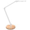 Cep 94485 Lampada a Led Giant con Base in Legno, Bianco