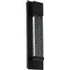 Eglo LED Lampada da Parete Esterna Villagrazia, 2 fiamme, Applique in | alluminio e vetro, Colore: Nero, Vetro trasparente con bolle d'aria, Lunghezza: 30 cm, IP44