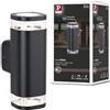Paulmann 94719 Lampada per esterni lampada da parete Colum resistente all'acqua di mare IP44 80x112mm max.20W antracite alluminio senza lampadina GU10