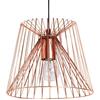 LUSSIOL Impero rame, sospensione metallo, 60 W, rame, ø 25,5 x H 20,5 cm