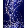 WatioWave 2 m cascata LED 10 fili argento bianco freddo