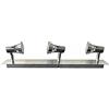 EDM Three Spotlight Strip Nickel Satin GU10 led Sun 32056