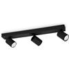 Ideal Lux RUDY PL3 NERO, Plafoniera, Ideal Lux