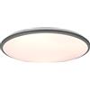RL LIVE YOUR LIGHT Reality, Plafoniera, Limbus incl. 1 x LED,SMD,34,0 Watt,3000K,4100 Lm. Plastica, bianco opaco, Finitura: Plastica, Titano Ø:50,0cm, A:7,5cm Dimmerabile tramite interrutto,