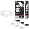 Paulmann 92248 Faretto da incasso LED Sormus IP65 rotondo, 100 mm, 3 x 4,8/1,5 W, 560 lm, 180 lm, 230 V, 3000 K, bianco