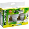 NITYAM Confezione da 3 lampadine a LED standard 9 W, 806 lumen, attacco E27, luce bianca calda 3000 K, angolo di illuminazione 180°