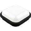 Brightium Applique LED IP65 nero quadrato 20 W, ideale per illuminazione efficiente e duratura all'aperto. Resistente alle intemperie, perfetto per l'uso in giardino e cortile.