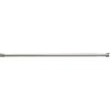 InterDesign Asta Tenda Doccia, Metallo, Argento Opaco, da 66 a 107 cm di lunghezza