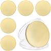 PATIKIL 6Pz Monete Vuote per Incisione, Monete Vuote 40mm, Monete Vuote Incisione Laser, Monete Sfida Personalizzate, Etichette a Disco Metallo, Cerchio, Stampaggio, Tono Oro