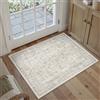 HUGEAR Vintage Tappeto Ingresso Interno Talpa Tappeti 60x90cm Antiscivolo Lavabile in Lavatrice Tapette Cucina Camera da Letto Entrata Scendiletto Ufficio Pelo Corto Piccolo Carpet