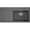 BLANCO ETAGON XL 6S - Lavello in granito in SILGRANIT grigio vulcanico, tipo di montaggio: incasso dall'alto, per mobili da 60 cm di larghezza, concetto di sistema con guide ETAGON versatili, 100 x 51