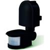 Luceco Tilt and Swivel LED Guardian luce esterna con sensore di movimento PIR, nero