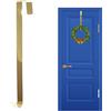 SHATCHI 1 gancio per ghirlanda natalizia da appendere alla porta, 30 cm, in metallo, da appendere alla porta, per Natale, casa, ufficio, parete, matrimoni, ghirlande