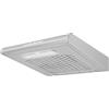 MPM -51-PX-69 Campana Estrattore basso Mobile Cucina 50 cm, Estrattore fumi da incasso 175 m3 Vacuazione all'Esterno e Riltrazione, Filtro di Carbonio Opzionale, 3 Velocità Estrazione, LED, Inox