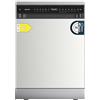 Cecotec Lavastoviglie Libera Installazione 60 cm Bolero Aguazero 6205 Inox. 13 Coperti, 6 Programmi, Classe D, Inverter Plus Duo, Pannello Touch, Extra Hygiene, Super Dry, Half Load, SilentWash, Inox