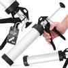 Instalguru Pistola Cartucce Pressa Silicone Pistola Estrusione Forma Tubo Impugnatura Ergonomica Robusta Acciaio Sigillante Acrilico Colla Lavori Costruzione Ristrutturazione