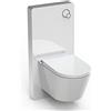 Bernstein Pacchetto WC 6: sistema completo WC con bidet integrato Basic 1102 e modulo sanitario 805 - bianco