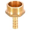 TopHomer 1 pezzo BSP raccordo tubo in ottone spina raccordo 6 mm/8 mm/10 mm/12 mm/16 mm/19 mm/25 mm, coda barbata tubo maschio BSP filettatura esterna adattatore