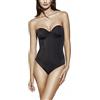 Selene Body Donna con Ferretto Art. NEREA col. E Mis. A Scelta (4, Nero)
