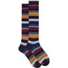 Gallo Calze lunghe fantasia righe multicolor AP103413 uva/curry