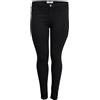 ONLY Carmakoma Carthunder Push Up Reg Skinny Jeans Noos Donna, Nero (Black Black), 48