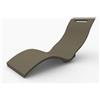 Lettino Chaise Longue da Esterno Giardino Seduta a Terra Arkema Serendipity Dove Grey