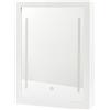 COSMETIC CLUB SC29373 Cosmetic Club-SC29373 - Specchio a LED, alla moda, accessorio per cosmetici, plastica, PS, bianco, 30 x 9,3 x 40,2 cm