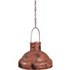 Biscottini Lampadario Industriale Non elettrificato 34x34x25 cm | Lampadario Vintage Industriale in Ferro | Lampadario Cucina a Sospensione Stile Industriale
