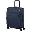 Samsonite Spark SNG Eco - Valigia a mano 55 x 40 x 23 cm - Trolley da cabina morbido per easyJet e la maggior parte delle compagnie aeree, espandibile, 48/55L - Blu (Midnight Blue)