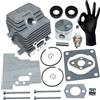 ICOOYO Kit cilindro pistone per Stihl FC75 FC85 FH75 FR85 FR85T FS75 FS80 FS85 HL75K HL75 HS75 HS85 HT70 HT75 KM85 KW85,4137 020 1201