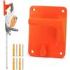BlitzPro Supporto per STIHL HSA Cesoie da siepe a batteria - Supporto a parete 90 x 120 mm, sporgenza 35 mm, design a 4 punti, gancio per attrezzi garage officina con viti di espansione, facile da installare