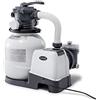 Intex 56674Fr Pompa di Filtraggio a Sabbia per Piscine Fuoriterra e Interrate, 6 M3/h, 0,5 Cv