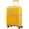 American Tourister Soundbox - Trolley S Espandibile Bagaglio a Mano, 55 cm, 35.5/41 L, Giallo (Golden Yellow)