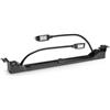 Adam Hall 19 Parts 87463 - Luce rack a LED blu COB bianco freddo con due colli di cigno
