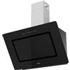 Cecotec Cappa Aspirante Inclinata 90cm Bolero Flux DT 908002 Glass Black A++, Motore 210W, Vetro Nero, Inox, Aspirazione 800m3/h, Controllo Tattile, 3 Livelli, Booster, Filtro Carbone, Hand Movement
