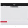 Corbero Corberó - Lavastoviglie portatile | CLVP607W | 6 Posate | 7 programmi | 5 temperature | Display LED | ECO | Lavaggio rapido | 49 dB | Bianco