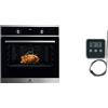 Electrolux EOC5H40X Forno Elettrico da Incasso, Capacità 72 L, Multifunzione Ventilato Cottura a Vapore, Potenza 2780 W, Inox & E4KTD001 Termosonda Digitale Essential per Controllo Cottura delle Carni