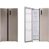 respekta Frigorifero combinato con freezer e fabbricatore di ghiaccio in aspetto inox AC178IX-18 / altezza 178 cm/larghezza 91 cm / 331 L parte frigo / 174 L parte freezer/No Frost