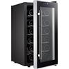 INFINITON ELECTRONICS VINOTECA INFINITON WCL-18T (A+, capacità fino a 18 bottiglie, ripiani in legno, display a LED, porta in vetro, frigorifero per vini)