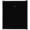 Exquisit® Congelatore nero 182 litri, altezza 84 cm, 1 cestino, tecnologia No Frost, illuminazione a LED, silenzioso, raffreddamento rapido, design moderno, maniglia esterna