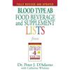 Peter J. D'Adamo Blood Type AB Food, Beverage and Supplement Lists (Tascabile)