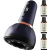 Generico Electric Vacuum Cupping Massager, 9 Modes Massage Vibration Device, Easy to Use, Home Electric Scraping Instrument Meridian Brush for Thighs, Abdomen, Neck, Back, Buttocks