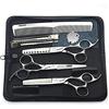 SHARONDS 6 Pollici Professionale Parrucchiere Barbiere Forbici Salone Set Speciale Capelli Lunghi Split Trim Set Forbici Assottigliamento Set 440c Acciaio Multifunzionale Parrucchiere Forbici