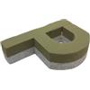 Seat Flor spugna per fiori a forma di lettera, dalla A alla Z (altezza 25 cm.) spugna per decorazioni floreali (lettera P)